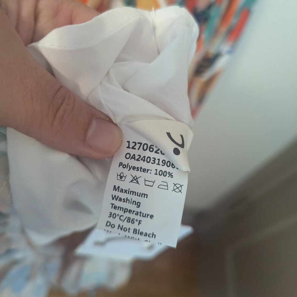 NWT Commense Multi Color Print Cami Midi Dress Bo… - image 10